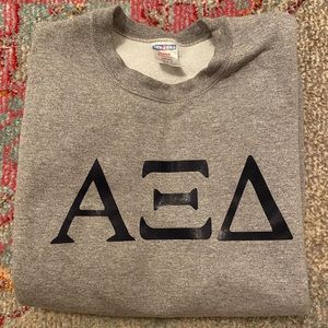 Alpha Xi Delta (AXiD) sorority sweatshirt — size medium